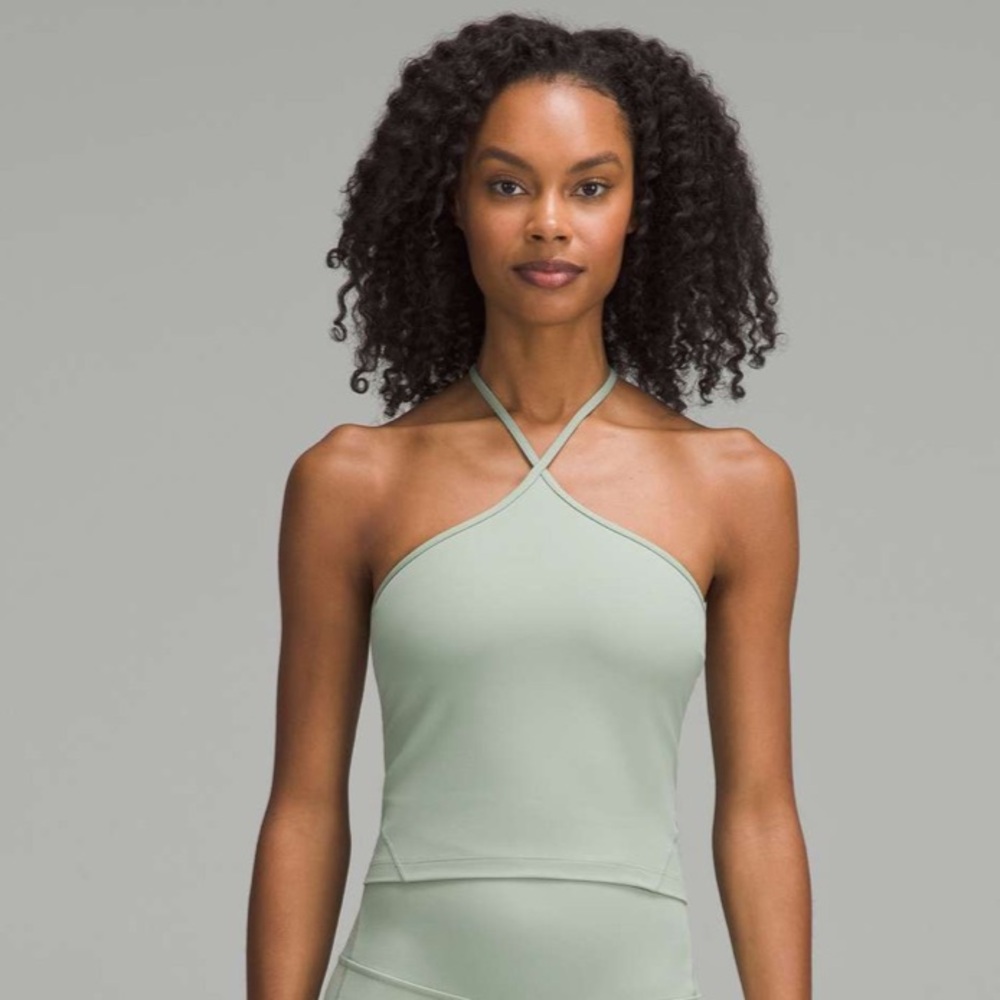 NEW Lululemon Align T-Strap Tank *Light Support, A/B Cup - Palm Court - Size 10